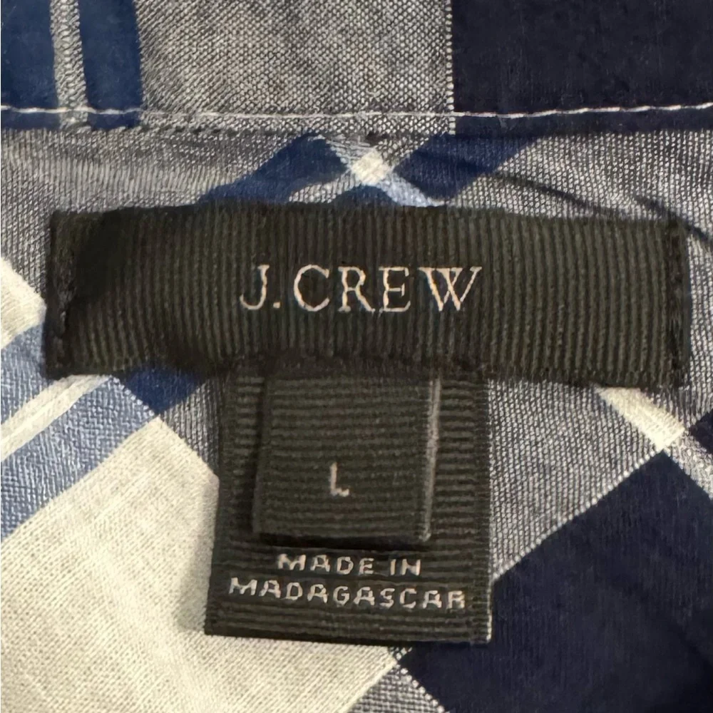EUC J.Crew Plaid Shirt (L)